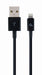 EAN 8716309107877 - Cablexpert CC-USB2P-AMLM-2M cable de conector Lightning Negro imagen 1