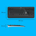 EAN 5099206077461 - Logitech 920-008685 teclado Ratón incluido Universal USB QWERTY Internacional de EE.UU. Negro, Blanco imagen 7
