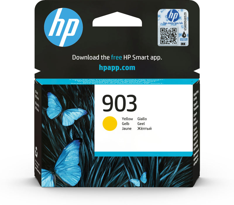 EAN 0889894728845 - HP 903 Yellow Original Ink Cartridge cartucho de tinta 1 pieza(s) Rendimiento estándar imagen 1
