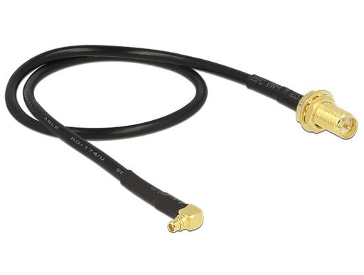 EAN 4043619889365 - DeLOCK 88936 cable coaxial RG-174 0,32 m RP-SMA MMCX Negro imagen 2