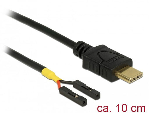 EAN 4043619853946 - DeLOCK 85394 cable USB 0,1 m USB C Negro imagen 1