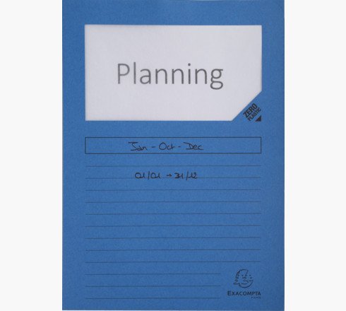 EAN 3130630501022 - Exacompta 50102E carpeta Caja de cartón Azul A4 imagen 2