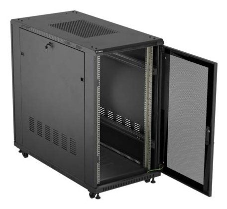 EAN 5901969447194 - Lanberg FF01-6222-23B armario rack 22U Rack o bastidor independiente Negro imagen 5