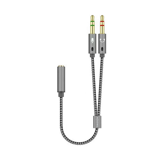 EAN 8436574704778 - AISENS A128-0417 cable de audio 0,25 m 2 x 3.5mm 3,5mm imagen 1
