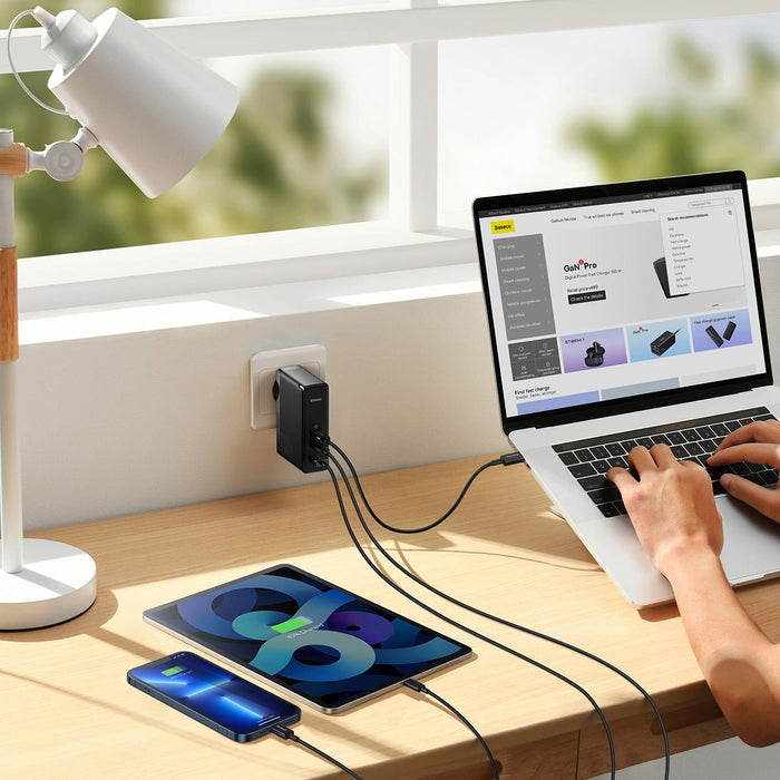 EAN 6932172610227 - Baseus GaN5 Pro Universal Negro Corriente alterna Carga rápida Interior imagen 7