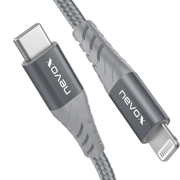 EAN 4250686408850 - nevox 1885 cable de conector Lightning 1 m Gris, Plata imagen 3