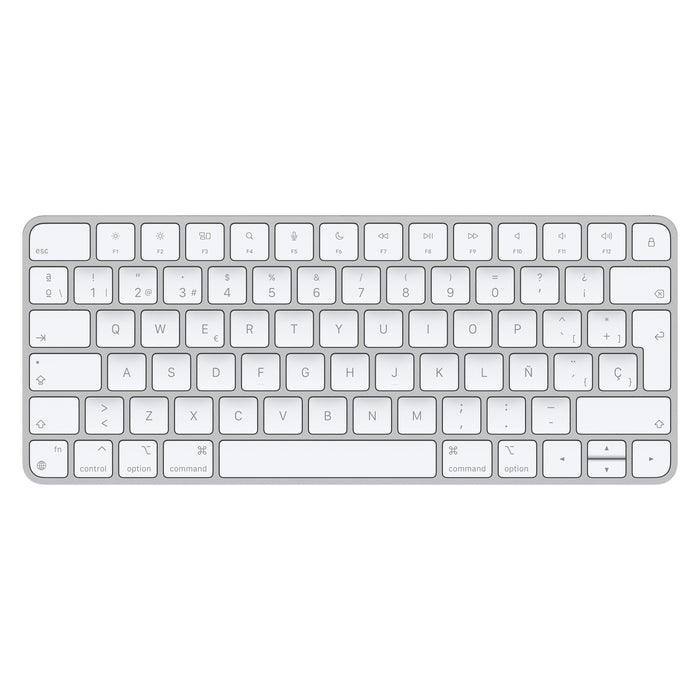 EAN 0194252543443 - Apple Magic teclado Universal USB + Bluetooth Español Aluminio, Blanco imagen 1