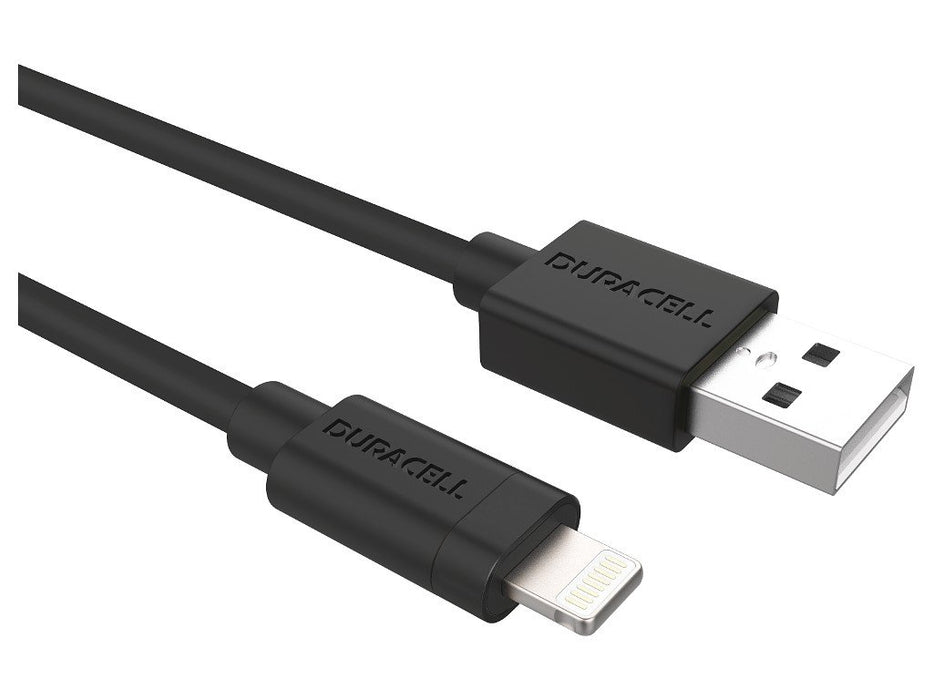 EAN 5055190136737 - Duracell USB5012A cable USB 1 m Lightning Negro imagen 2