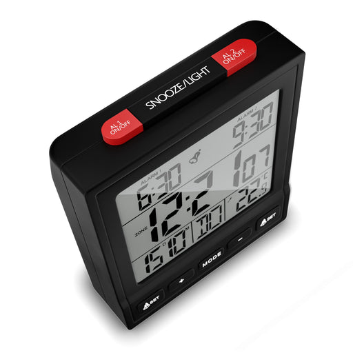 EAN 4007218255815 - Mebus 25581 despertador Reloj despertador digital Negro imagen 2