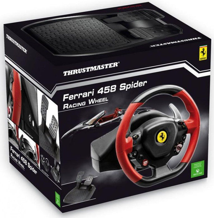 EAN 0663296419538 - Thrustmaster Ferrari 458 Spider Negro, Rojo Volante + Pedales Xbox One imagen 4
