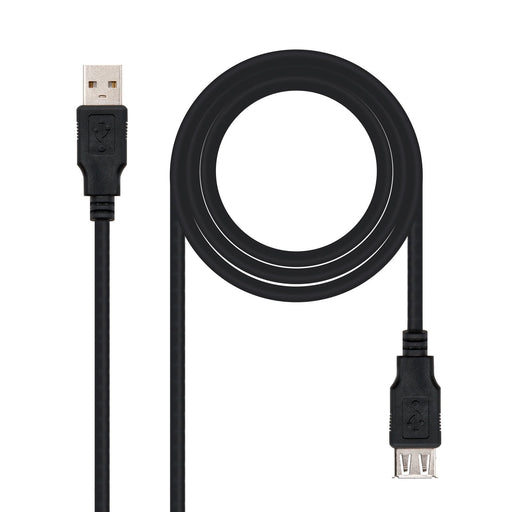 EAN 8433281002982 - Nanocable 10.01.0203-BK cable USB USB 2.0 1,8 m USB A imagen 1