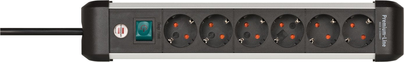 EAN 4007123677382 - Brennenstuhl 1391030600 base múltiple 3 m 6 salidas AC Interior Negro, Plata imagen 1