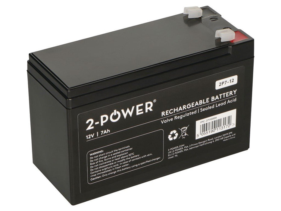 EAN 5055190113172 - 2-Power 2P7-12 batería para sistema ups Sealed Lead Acid (VRLA) 12 V 7 Ah imagen 3