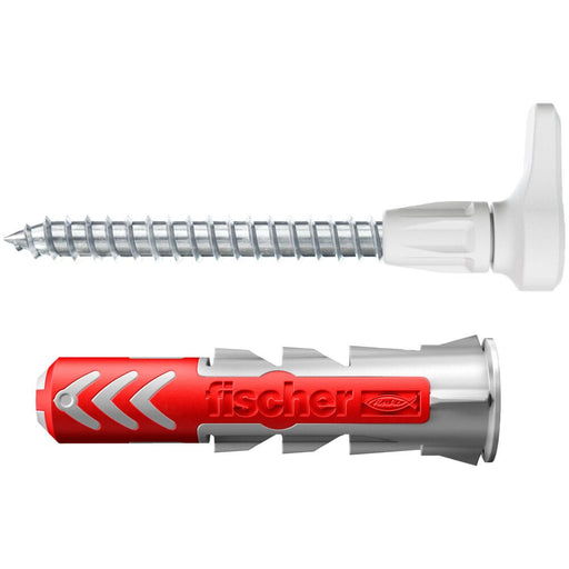 EAN 4048962405415 - Fischer 557916 tornillo de anclaje y taco 6 pieza(s) Juego de enchufes de pared y tornillos 30 mm imagen 2