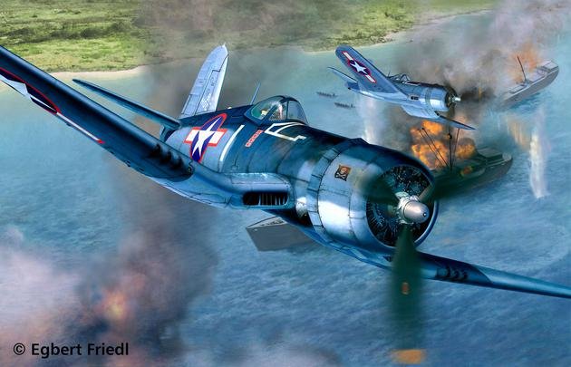 EAN 4009803047812 - Revell Vought F4U-1A CORSAIR Maqueta de avión de ala fija Kit de montaje 1:32 imagen 2
