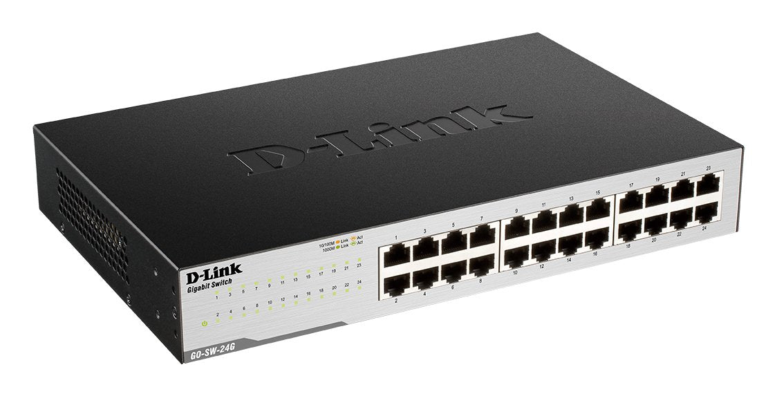 EAN 0790069396625 - D-Link GO-SW-24G No administrado L2 Gigabit Ethernet (10/100/1000) 1U Negro imagen 2