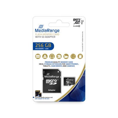 EAN 4260664872658 - MediaRange MR946 memoria flash 256 GB MicroSDXC UHS-I Clase 10 imagen 1