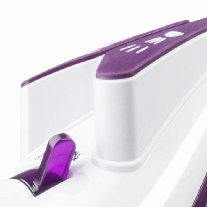 EAN 5608475008900 - Haeger Pro Glider 2600 Plancha vapor-seco Suela de cerámica 2600 W Violeta, Blanco imagen 3