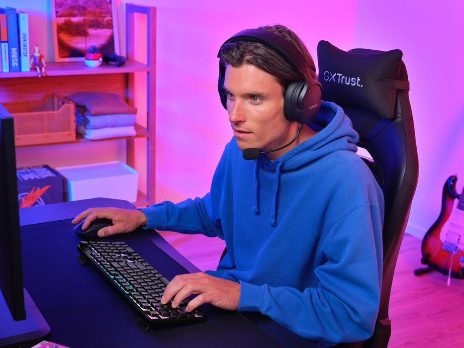 EAN 8713439253689 - Trust GXT 868 Torix teclado Juego USB + RF Wireless + Bluetooth QWERTY Inglés de EE. UU. Negro imagen 8