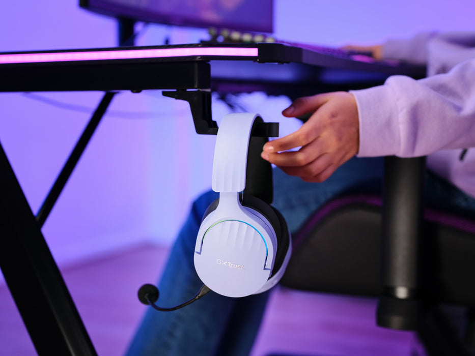 EAN 8713439253054 - Trust GXT 491P FAYZO Auriculares Inalámbrico y alámbrico Diadema Juego USB tipo A Bluetooth Negro, Púrpur imagen 11