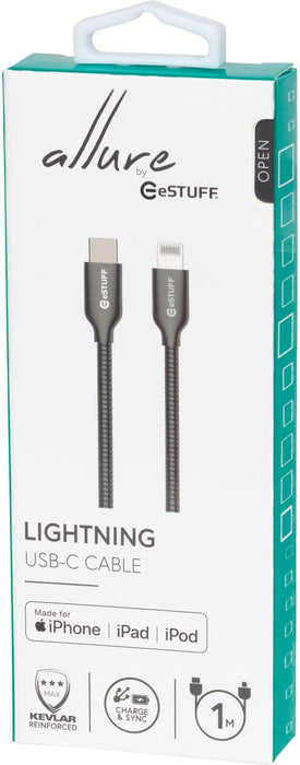 EAN 5706998820495 - eSTUFF ES602160 cable de conector Lightning 1 m Acero inoxidable imagen 4