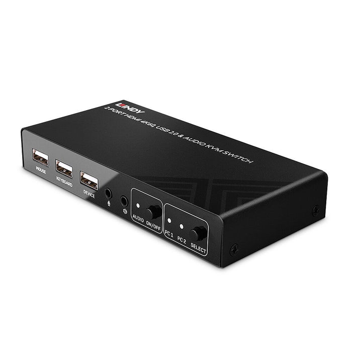 EAN 4002888328098 - Lindy 32809 interruptor KVM Negro imagen 1