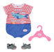 EAN 4001167834268 - BABY born Bath Pyjamas wShoes blue 43cm Pijama de muñeca imagen 1