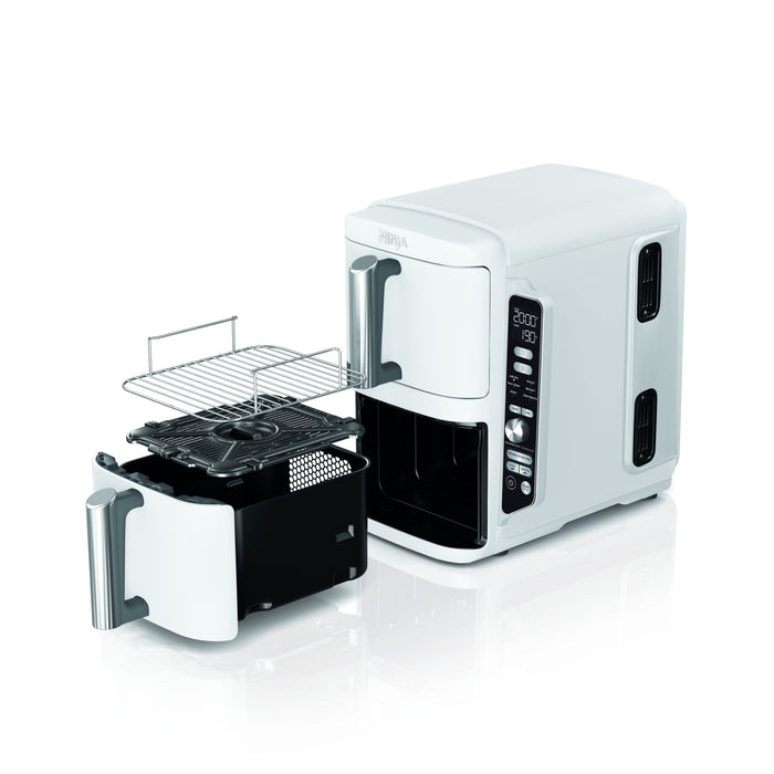 EAN 0622356303866 - Ninja SL400EUWH freidora Doble 9,5 L Independiente 2470 W Freidora de aire caliente Blanco imagen 4