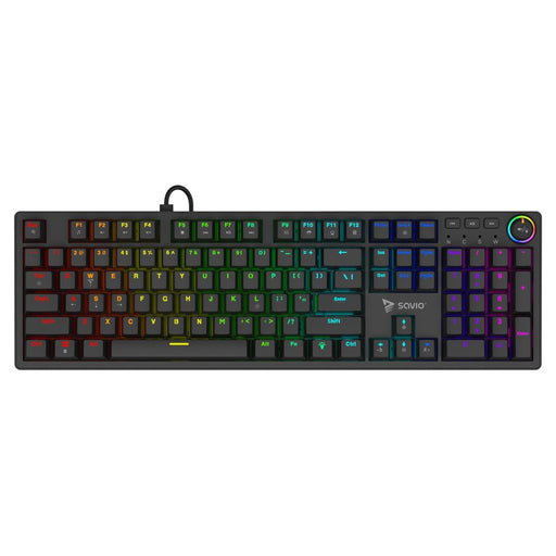 EAN 5901986049258 - Savio STYX Outemu Red teclado Juego USB QWERTY Internacional de EE.UU. Negro imagen 2