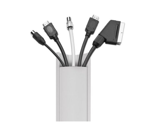 EAN 5902211107521 - Maclean MCTV-575 organizador de cables Piso Tubo flexible para protección de cables Blanco 1 pieza(s) imagen 4