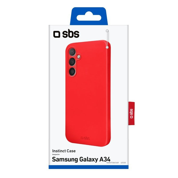 EAN 8018417442520 - SBS TEINSTSAA34R funda para teléfono móvil 16,8 cm (6.6") Rojo imagen 3