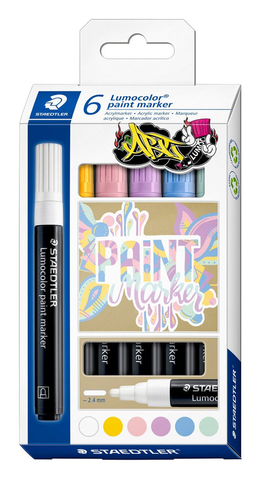 EAN 4007817142219 - Staedtler Lumocolor 349 C6-1 rotulador para colorear Colores surtidos 1 pieza(s) imagen 1