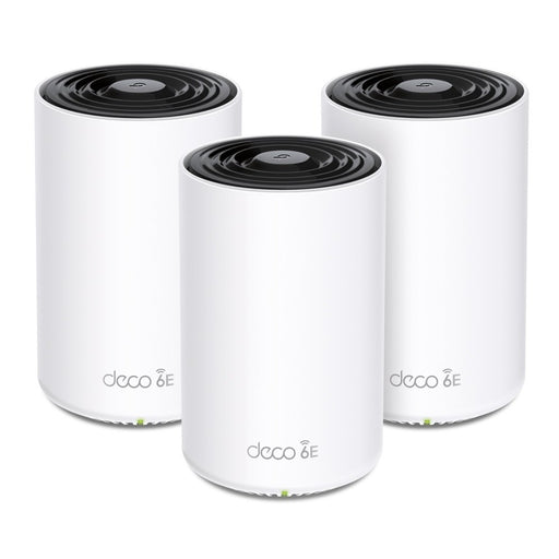 EAN 4897098684993 - TP-Link Deco XE75 Pro (3-pack) Tribanda (2.4 GHz / 5 GHz / 6 GHz) Wi-Fi 6E (802.11ax) Blanco Interno imagen 1