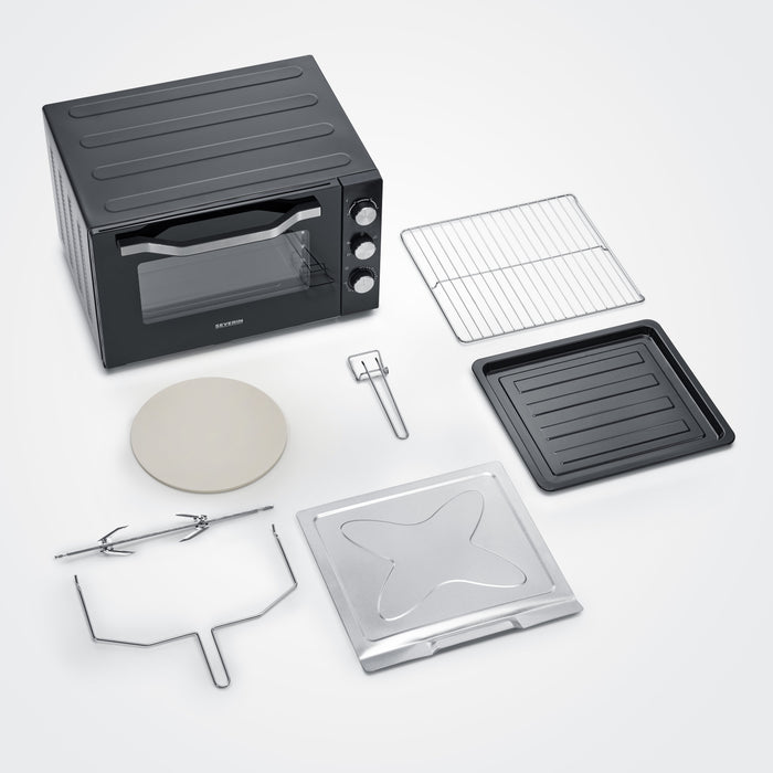 EAN 4008146040443 - Severin TO 2073 XXL horno tostador 60 L 2200 W Negro Parrilla imagen 7