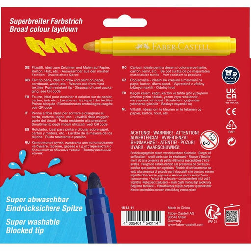 EAN 4005401543114 - Faber-Castell Jumbo rotulador Multicolor 12 pieza(s) imagen 2