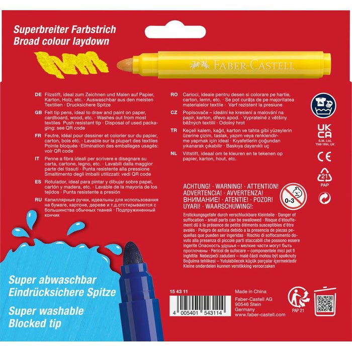 EAN 4005401543114 - Faber-Castell Jumbo rotulador Multicolor 12 pieza(s) imagen 2