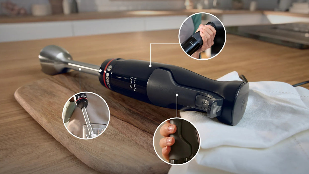 EAN 4242005346639 - Bosch Serie 4 MSM4B620 licuadora 0,6 L Batidora de inmersión 1000 W Negro imagen 5