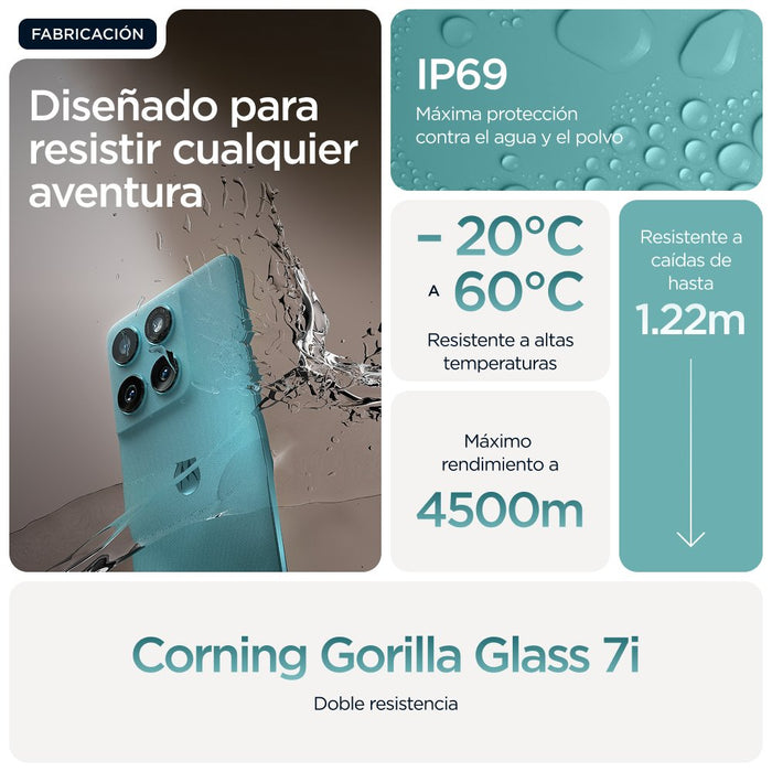 EAN 0840023295843 - Motorola edge 60 fusion 16,9 cm (6.67") SIM doble Android 15 5G USB Tipo C 8 GB 256 GB 5200 mAh Turquesa imagen 17