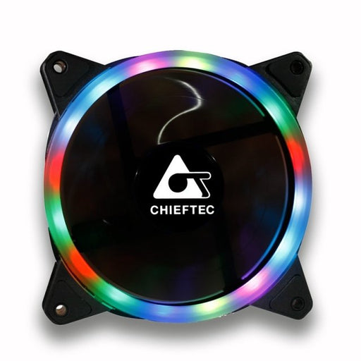 EAN 0753263075758 - Chieftec AF-12RGB sistema de refrigeración para ordenador Ventilador 12 cm Negro 1 pieza(s) imagen 1