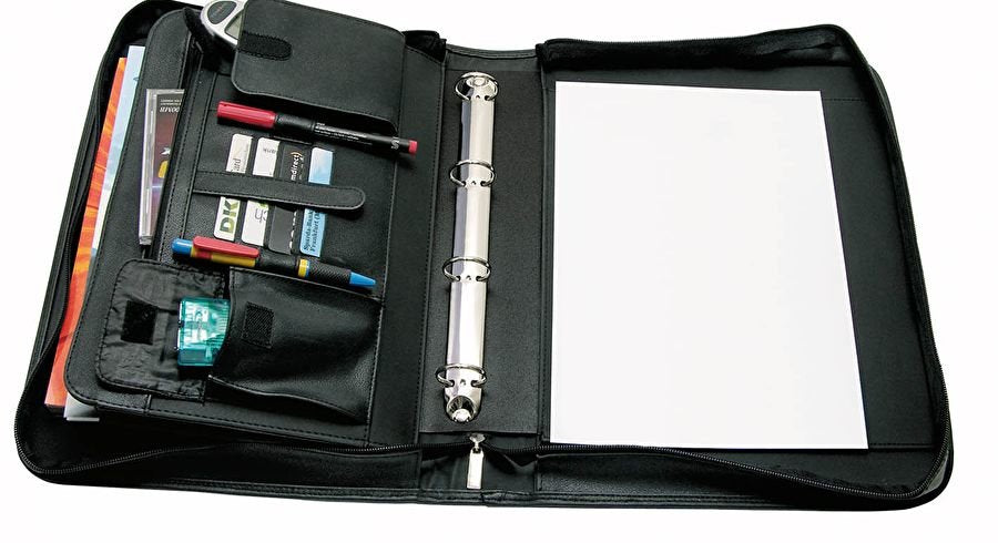 EAN 4003801785301 - Wedo 58 3001 organizador personal Cuero Negro imagen 2