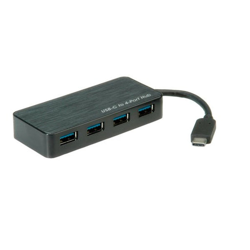 EAN 7611990131372 - ROLINE USB 3.0 Hub, 4 Ports, with Power Supply imagen 1