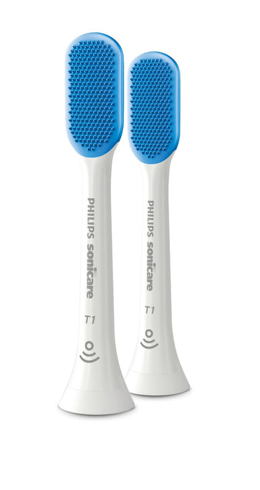 EAN 8710103817321 - Philips Sonicare TongueCare+ HX8072/01 cepillo de cabello 2 pieza(s) Azul, Blanco imagen 1