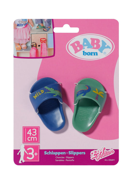 EAN 4001167836811 - BABY born Slippers 3 ass. 43cm Zapatos de muñeca imagen 10