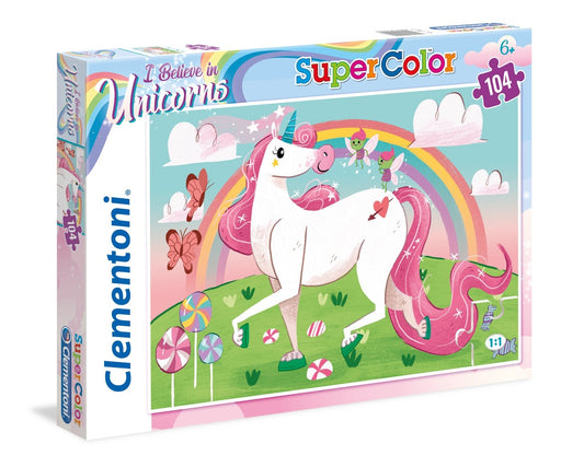 EAN 8005125271092 - Clementoni I Believe in Unicorns Puzzle rompecabezas 104 pieza(s) Dibujos imagen 1