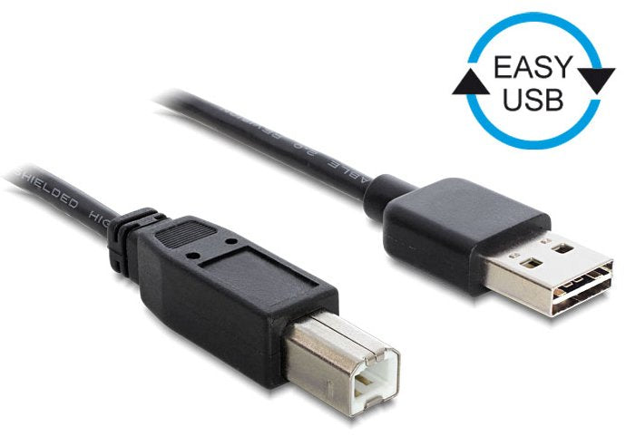 EAN 4043619833603 - DeLOCK 3m USB 2.0 A - B m/m cable USB USB A USB B Negro imagen 1
