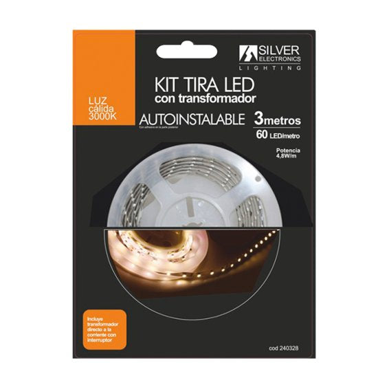 EAN 8420738266776 - Silver Electronics 240328 cinta luminosa 3000 mm imagen 1