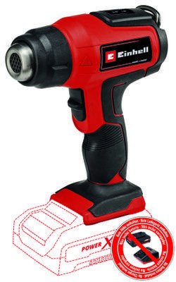 EAN 4006825647730 - Einhell TE-HA 18 Li Pistola de aire caliente 200 l/min 550 °C Negro, Rojo imagen 1