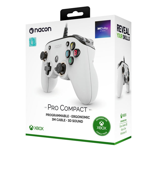 EAN 3665962005301 - NACON Pro Compact Controller Blanco USB Gamepad Xbox One, Xbox Series S, Xbox Series X imagen 5