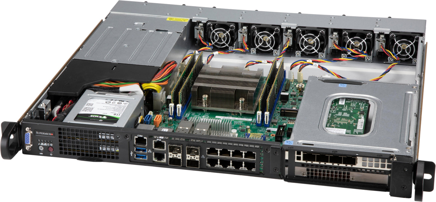 EAN 0672042412969 - Supermicro CSE-515M-R804 carcasa de ordenador Estante Negro 800 W imagen 1