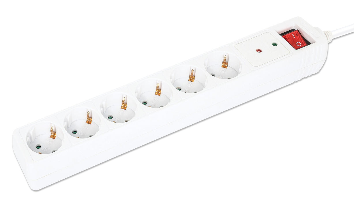 EAN 0766623168311 - Manhattan 168311 base múltiple 2 m 6 salidas AC Interior Blanco imagen 2